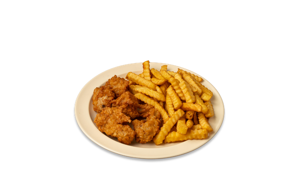 Chicken Wings and French Fries