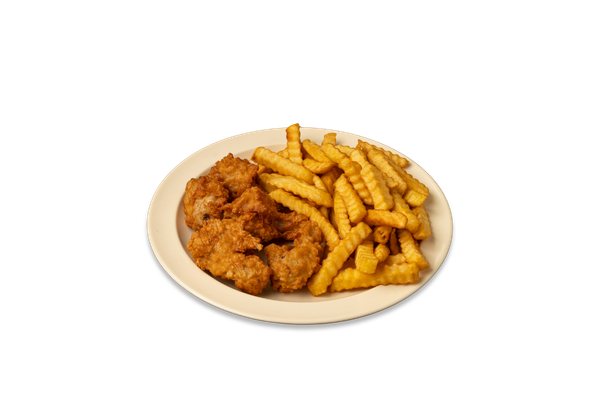 Chicken Wings and French Fries