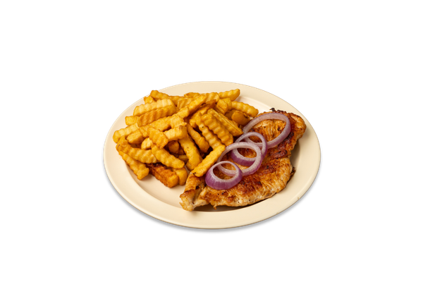 Chicken Breast with French Fries