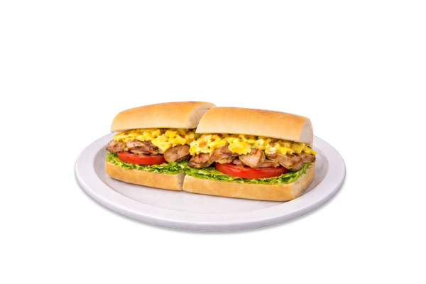 Chicken Sandwich with Eggs